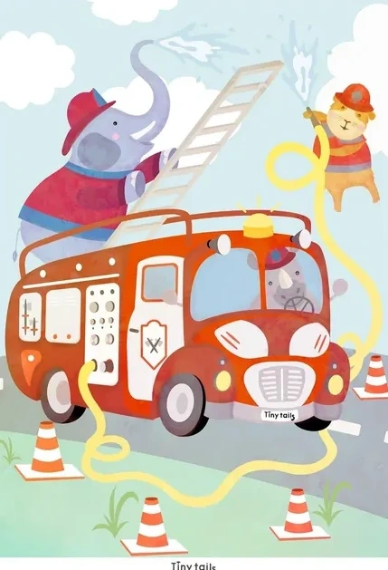 Brandbilplakat