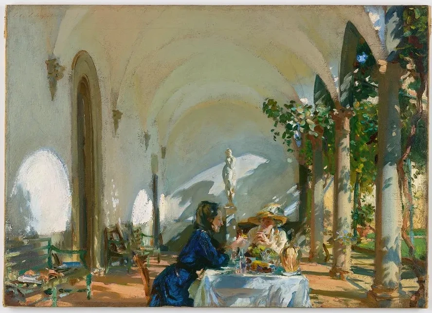 Breakfast in the Loggia