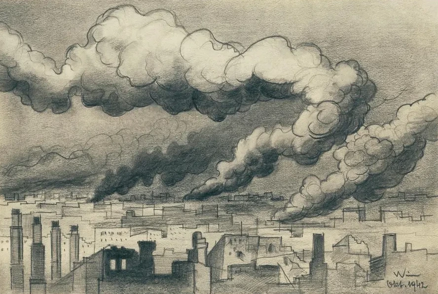 Brennende Stadt (stalingrad)