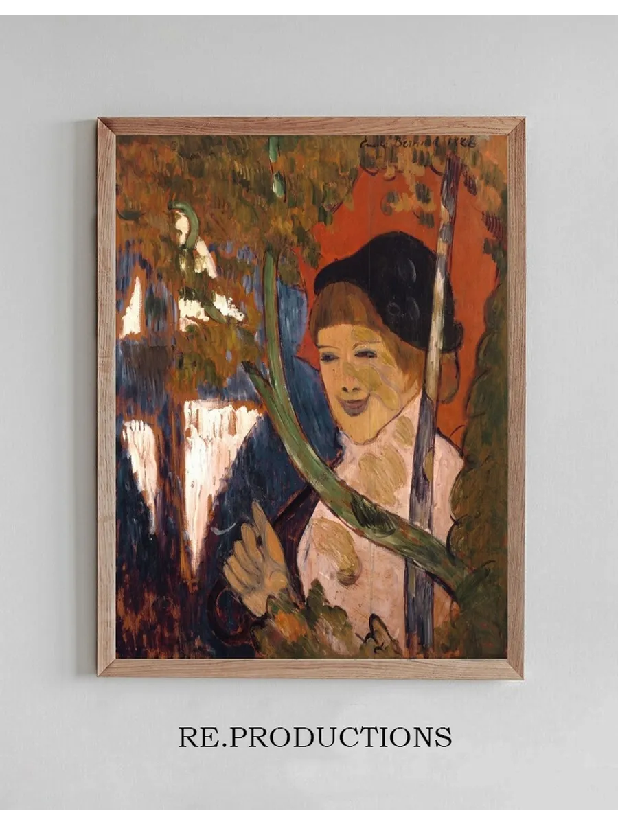 Breton Girl with a Red Umbrella