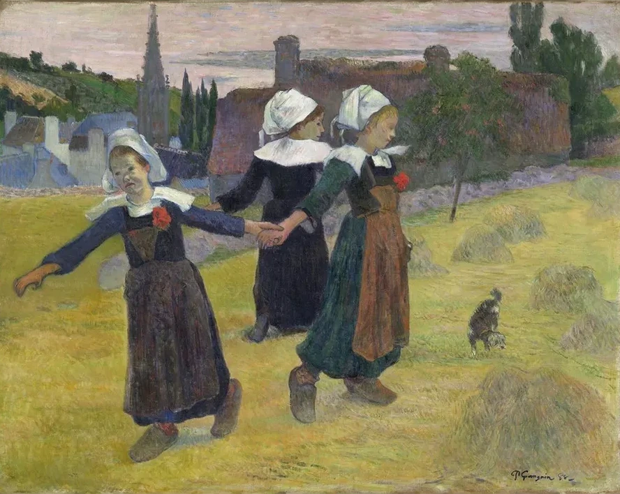 Breton Girls Dancing,Pont - Aven