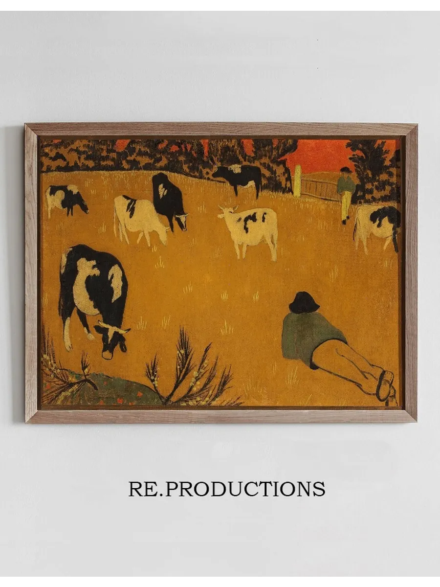 Breton Panel with Cows