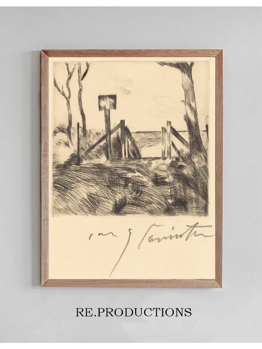 Bridge with Sign (Br cke mit Tafel)