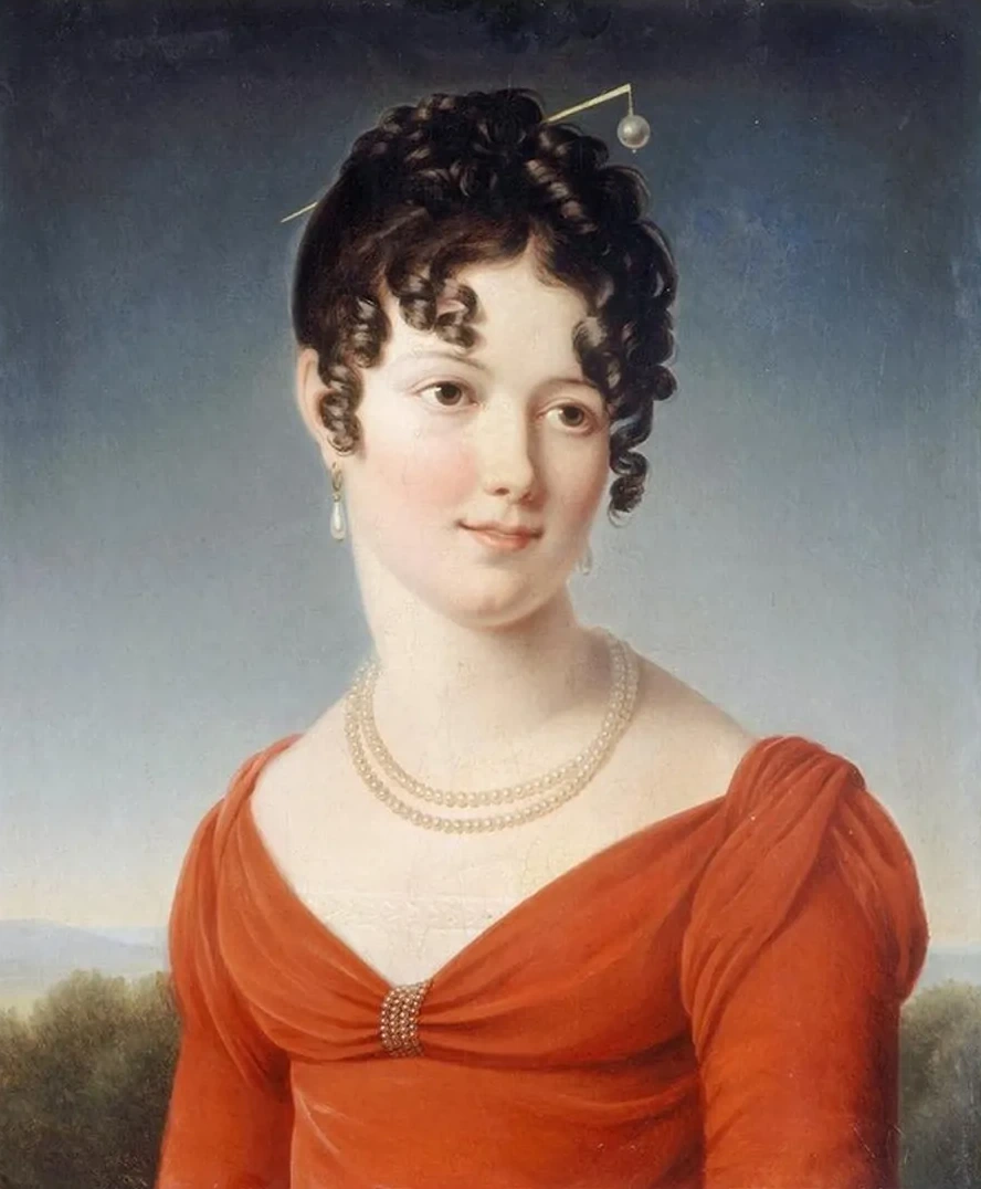 Bust Portrait Of Alexandrine - Anne De La Pallu, Marquise De Flers (1786 - 1832)