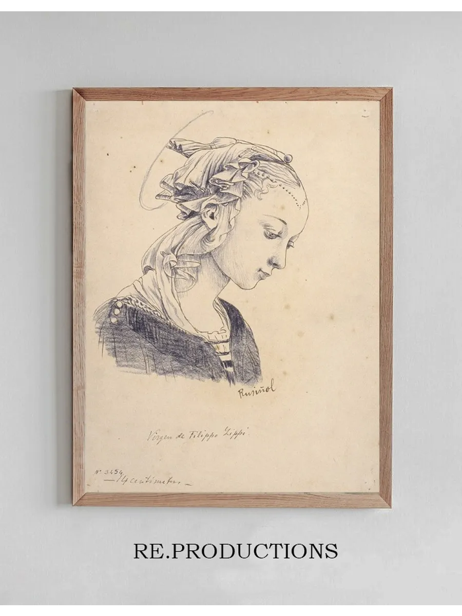 Bust from the Madonna with Angels by Filippo Lippi