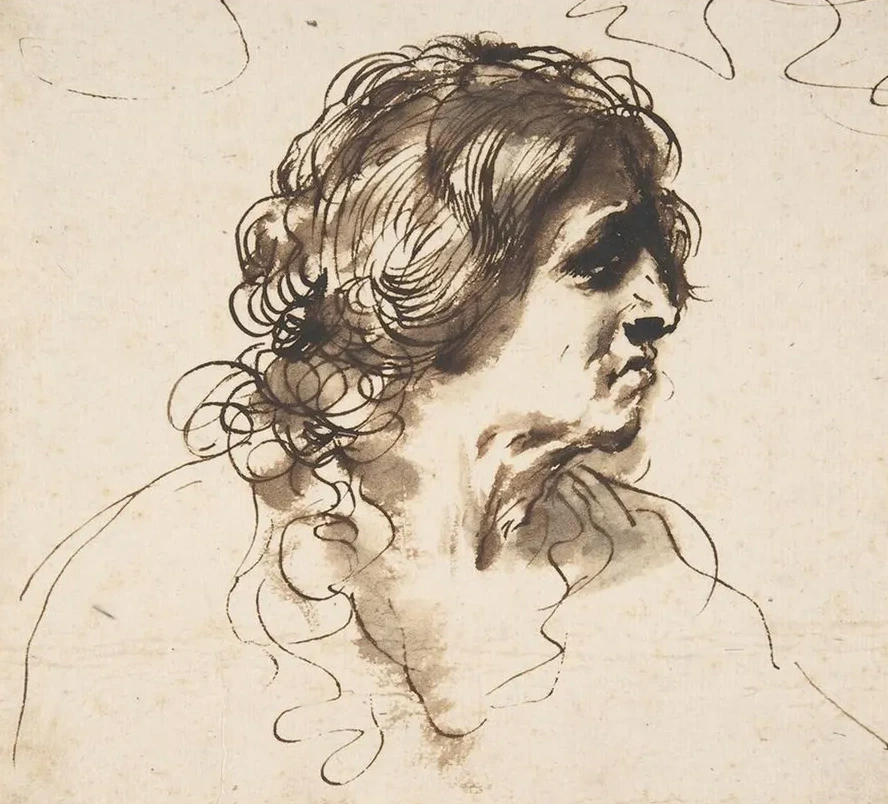 Bust of a Man Facing Right