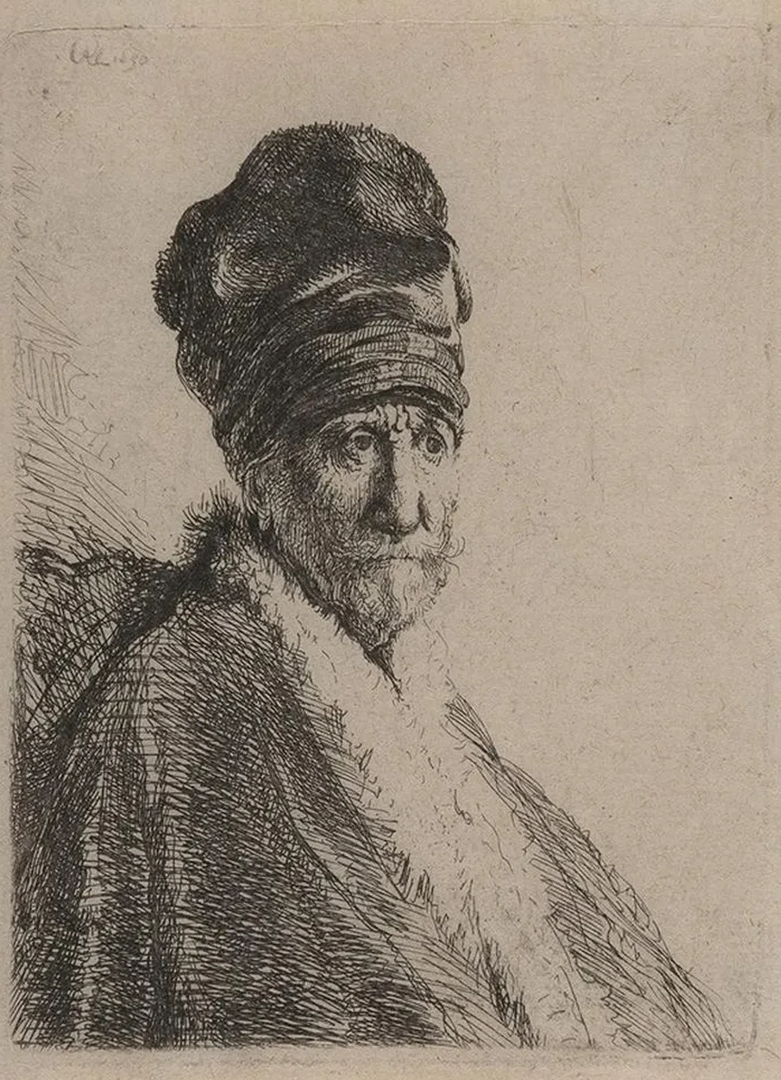 Bust of a Man Wearing a High Cap, the Artist's Father