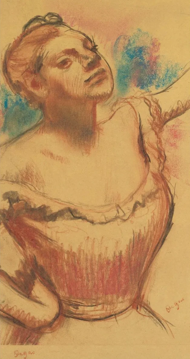 Buste de Danseuse Au Corsage Rouge