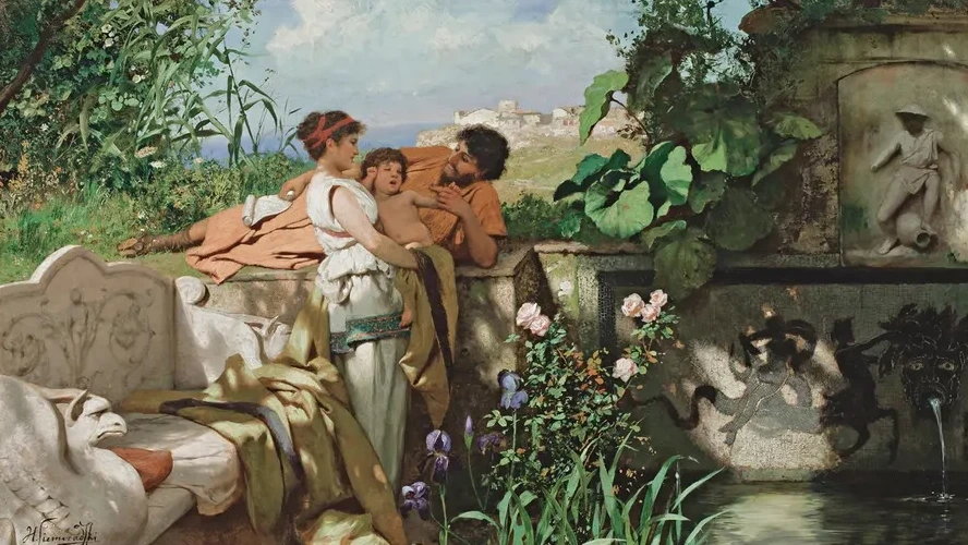 By The Fountain