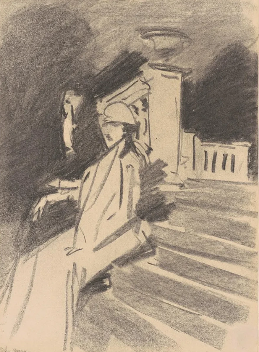 By the Fountain, Villa Torlonia,Frascati,Italy
