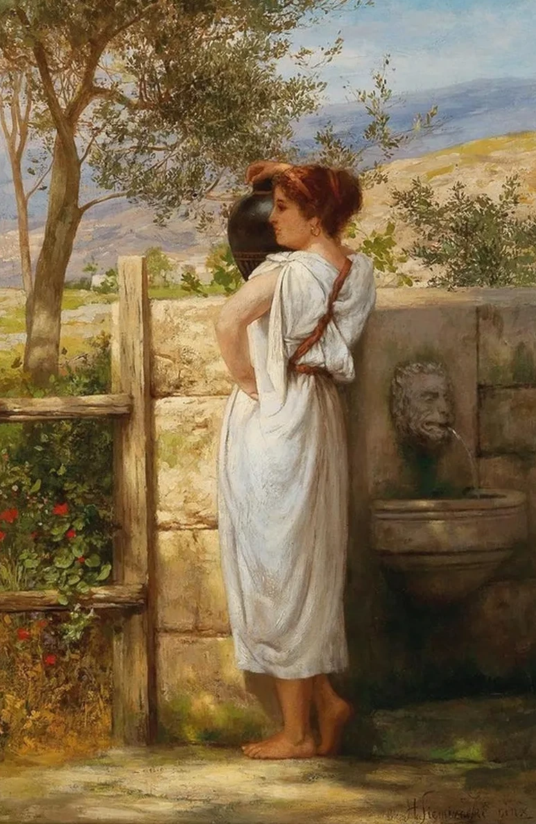 By the fountain II