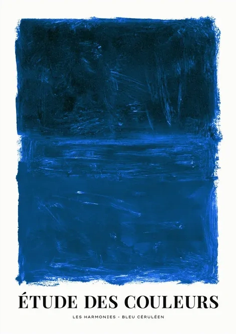 C rul en Blue Motif
