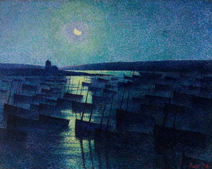 Camaret, Moonlight and Fishing Boats