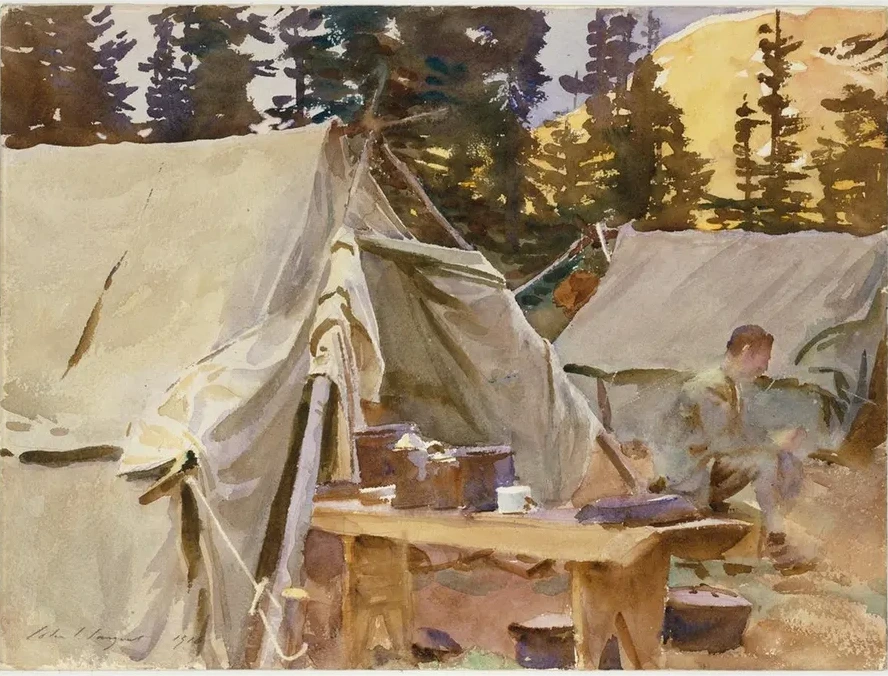 Camp at Lake O Hara