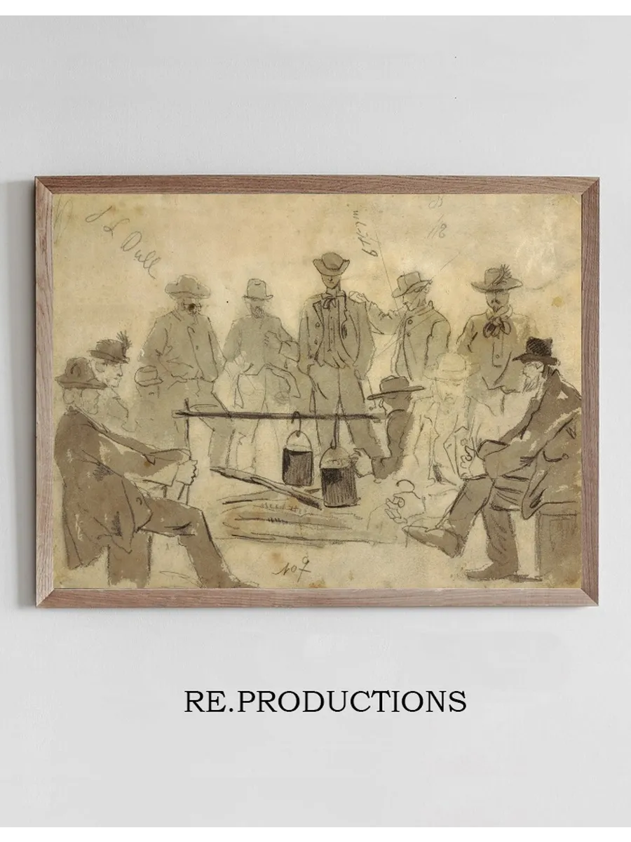 Campfire with Soldiers