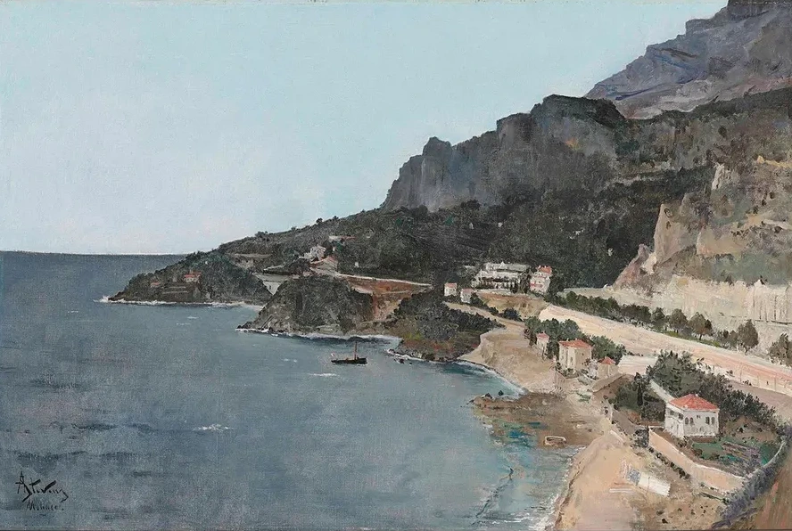 Cap D ail, Vue prise de Palais du Prince de Monaco