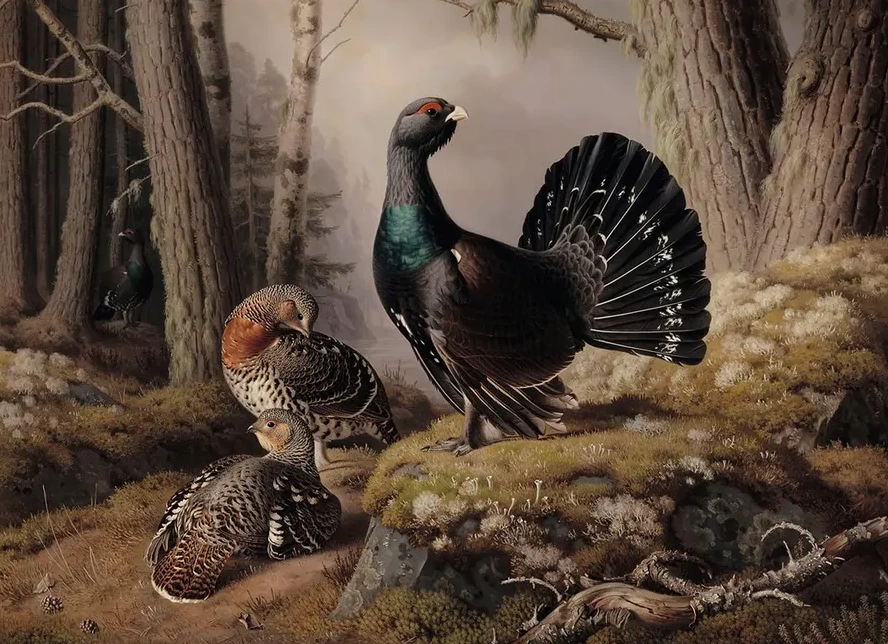Capercaillies Courting