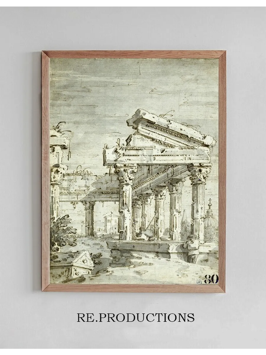 Capriccio A Ruined Classical Temple