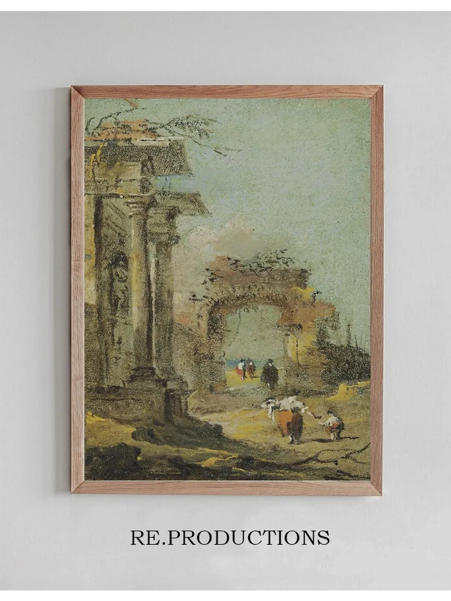 Capriccio Of Architectural Ruins And Figures