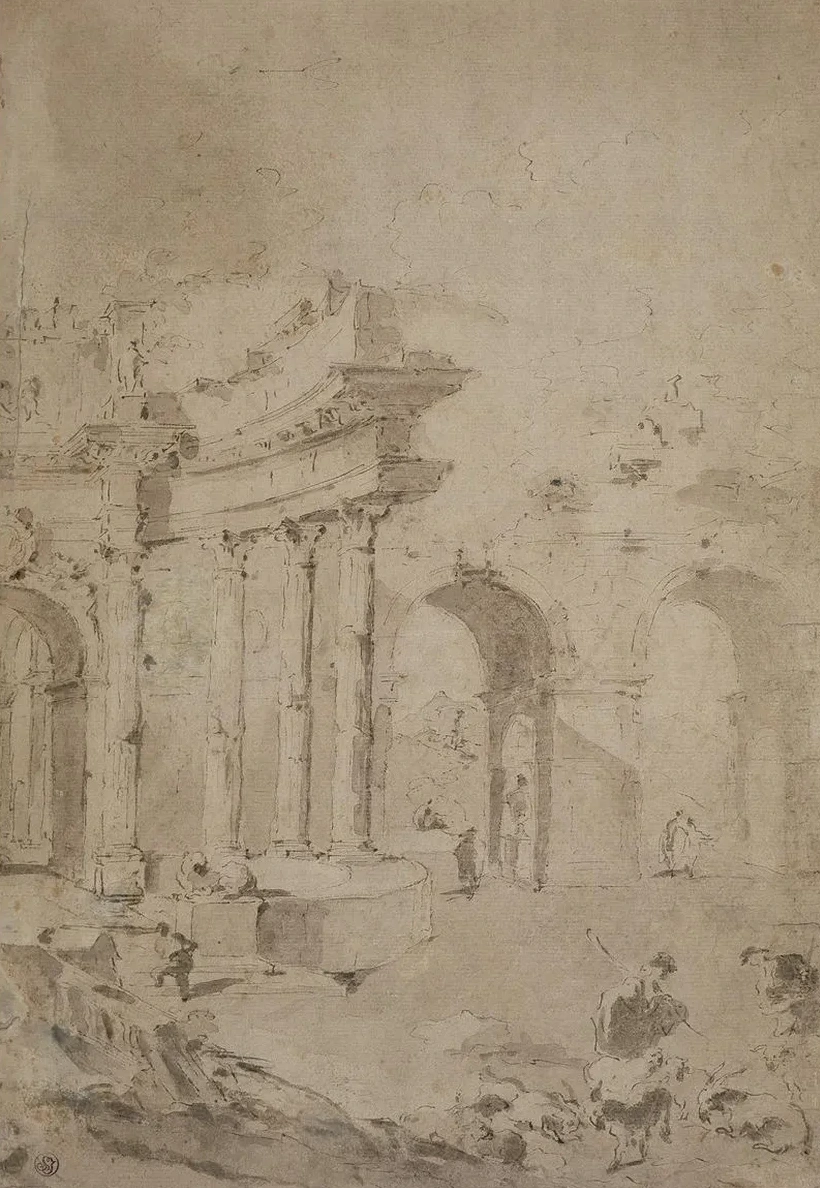 Capriccio Mit R Mischen Ruinen