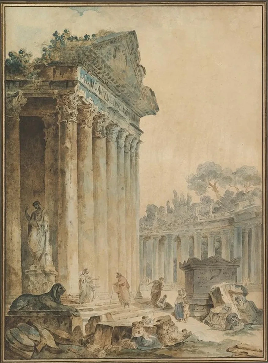 Capriccio with an Ancient Temple