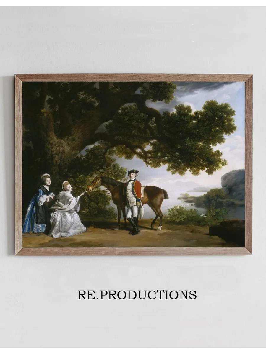 Captain Samuel Sharpe Pocklington with His Wife, Pleasance, and possibly His Sister, Frances