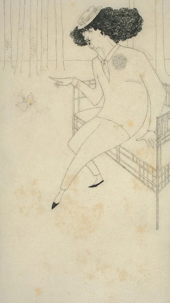 Caricature of J.M. Whistler