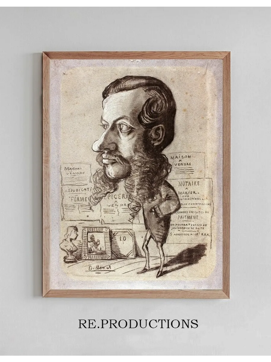 Caricature of L on Manchon