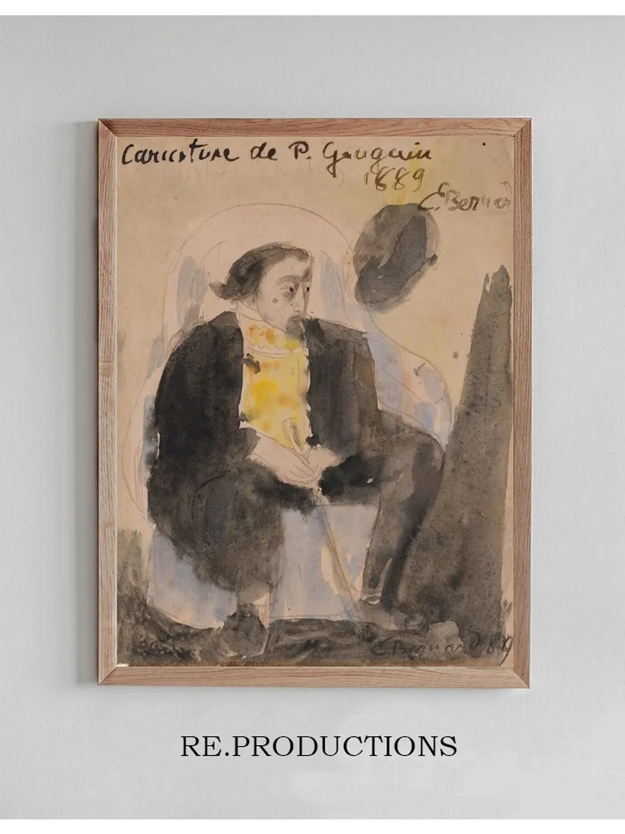 Caricature of Paul Gauguin