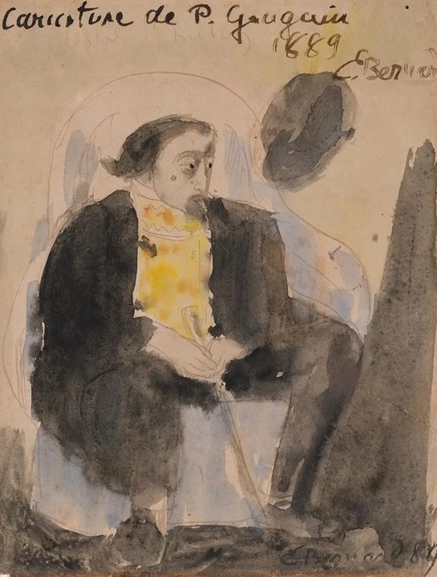 Caricature of Paul Gauguin