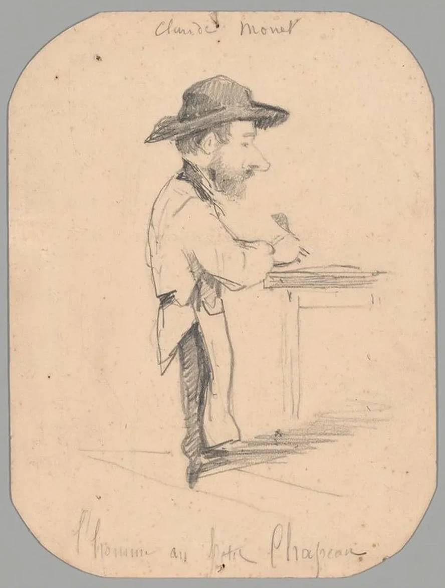 Caricature of a Man in the Small Hat