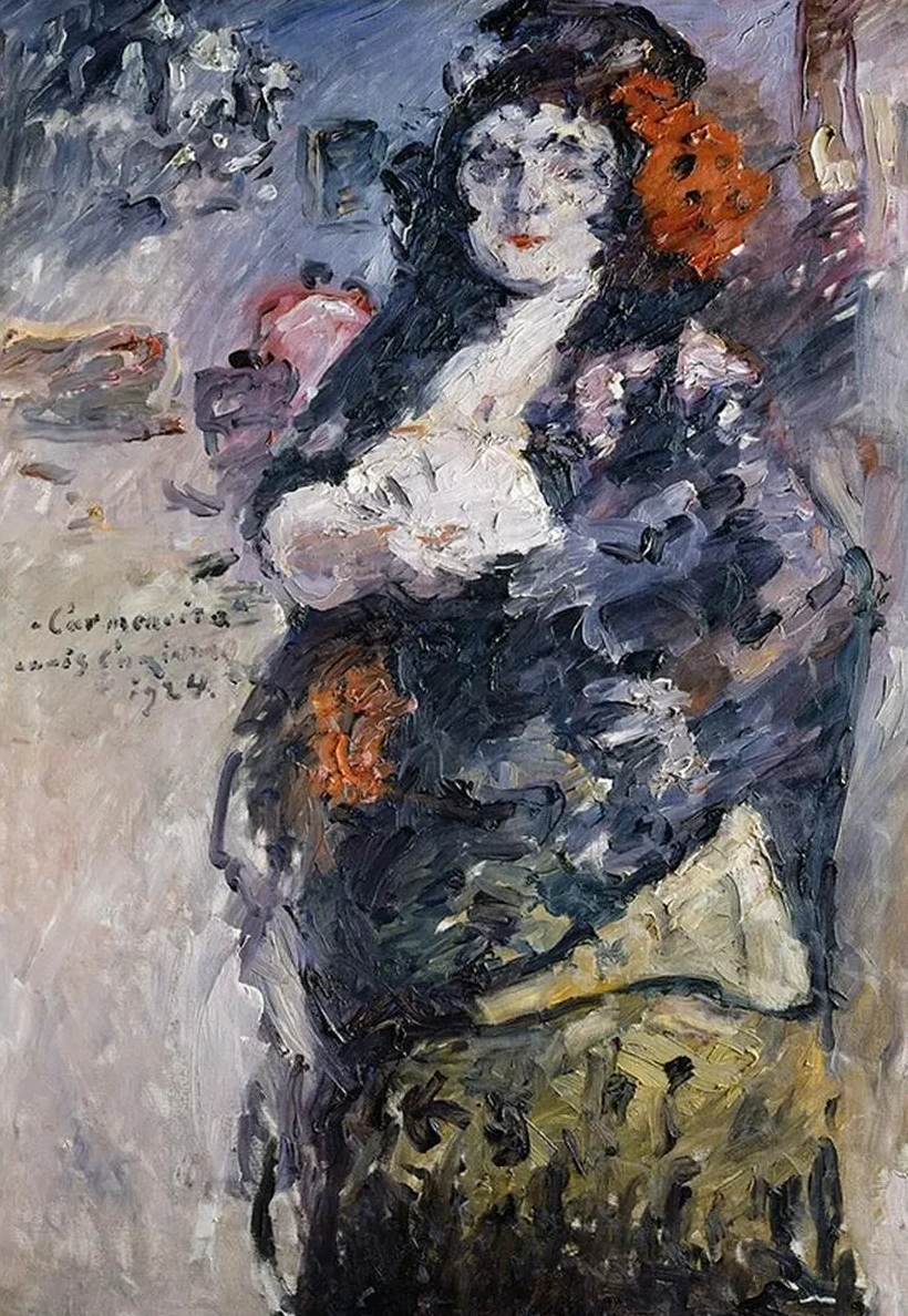 Carmencita, Portrait of Charlotte Berend - Corinth in Spanish Dress