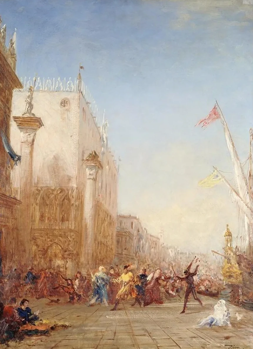 Carnaval Venise, Quai Des Esclavons