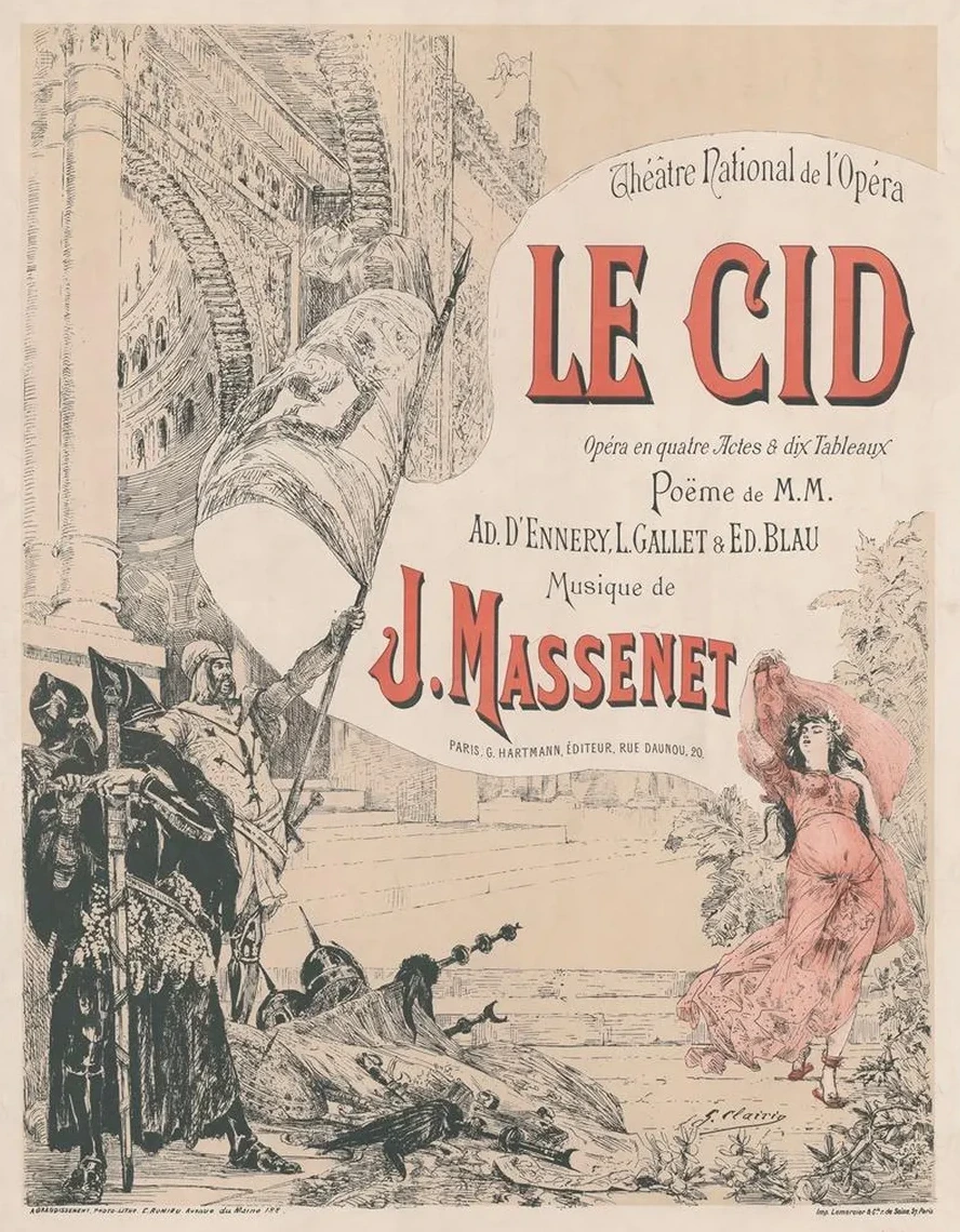 Cartel de la pera de Massenet, El Cid