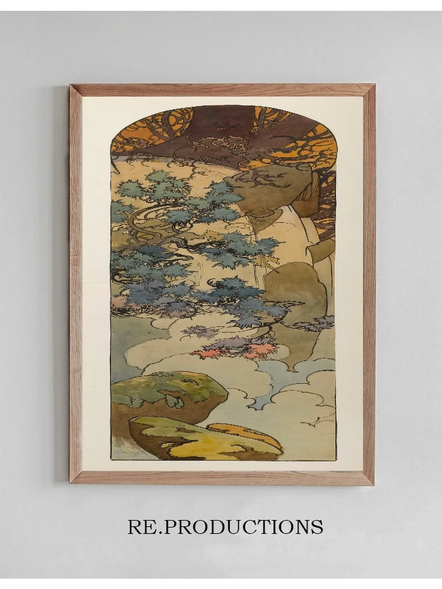Carton de Vitrail Pour la Bijouterie Fouquet