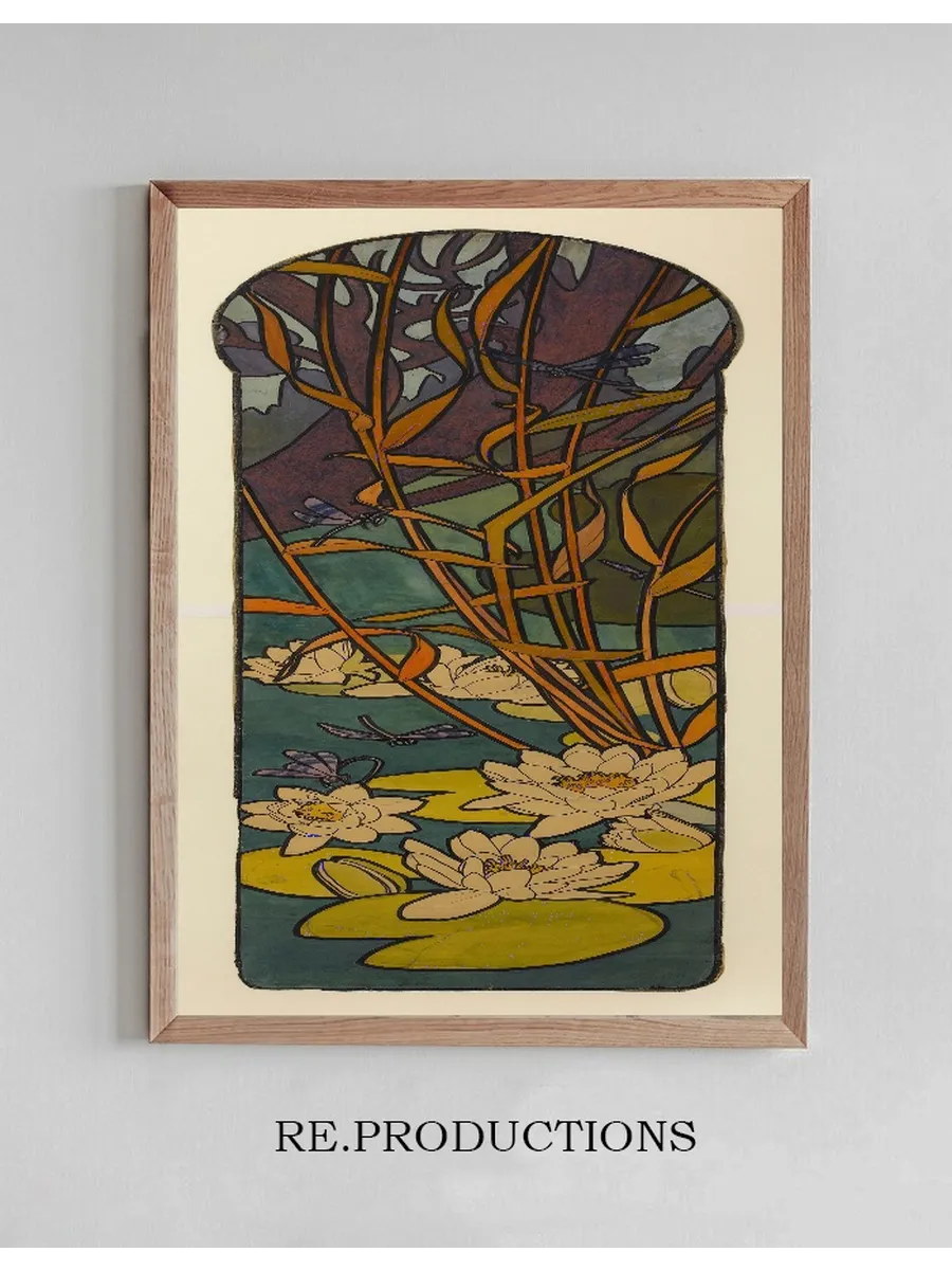Carton de Vitrail Pour la Bijouterie Fouquet