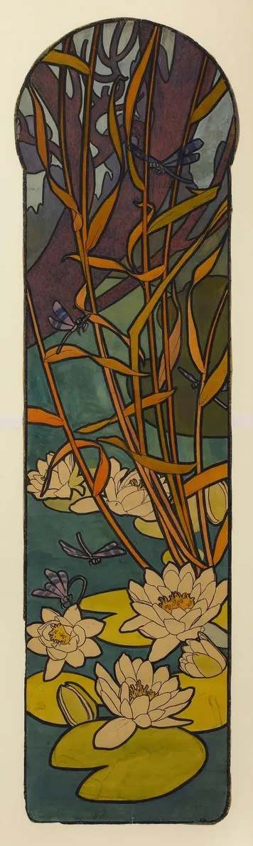 Carton de Vitrail Pour la Bijouterie Fouquet