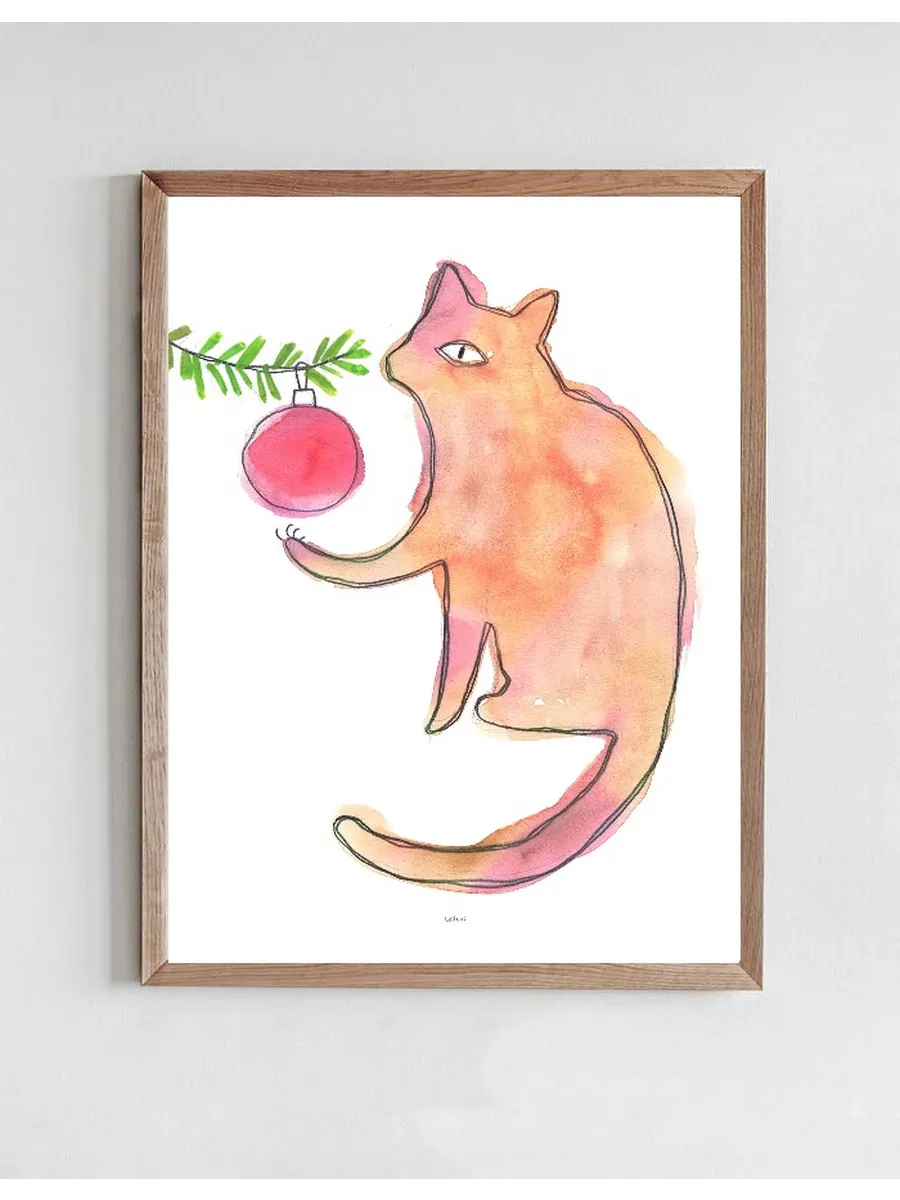 Cat & Bauble