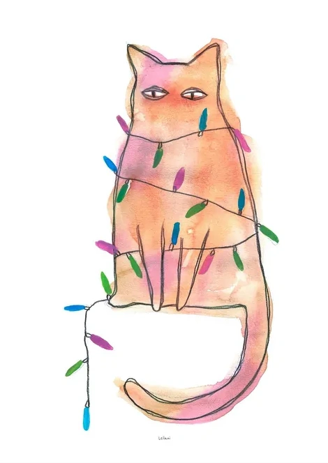 Cat & Lights