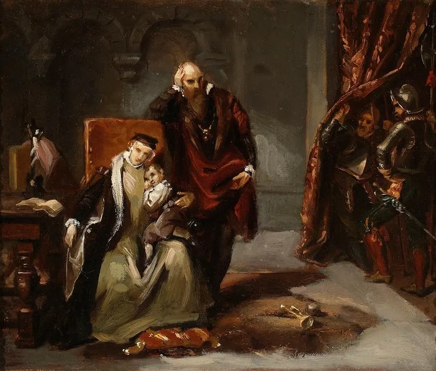 Catherine Jagiellon with Her Son Sigismund Imprisoned in the Gripshom Castle