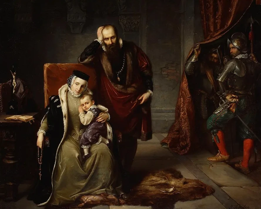 Catherine Jagiellon with Her Son Sigismund in Prison