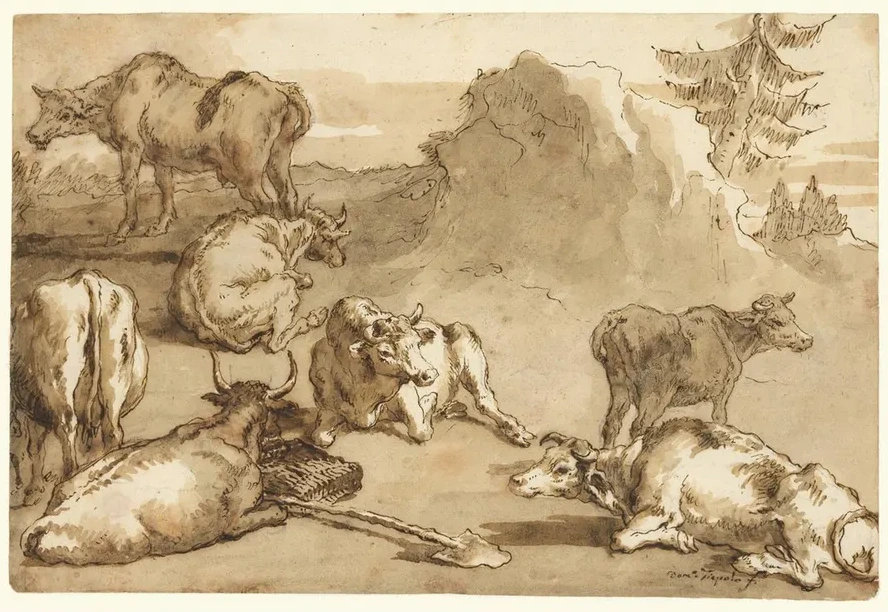 Cattle in a Landscape
