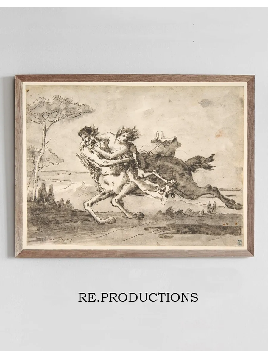 Centaur Abducting a Satyress