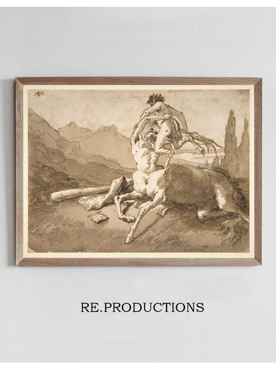 Centaur Holding Up a Youthful Satyr