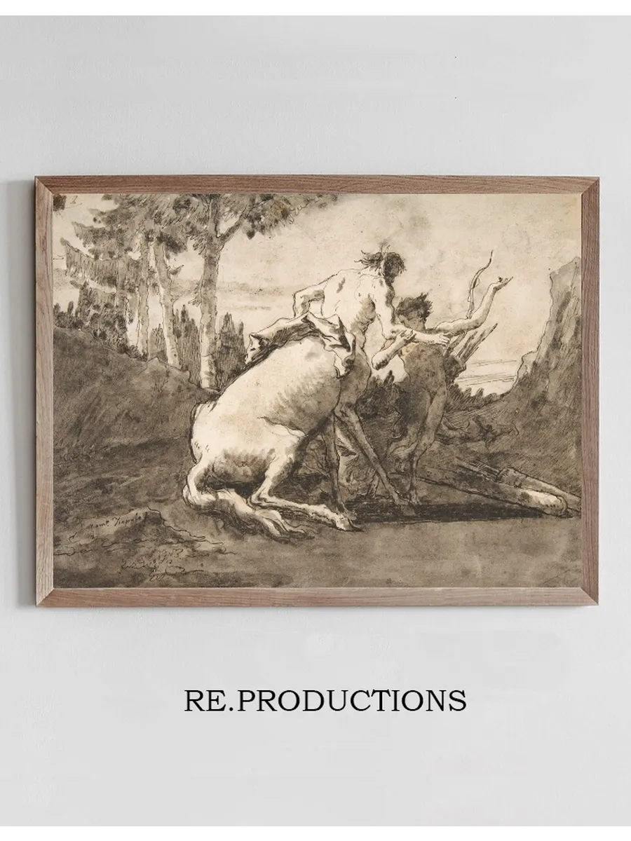 Centaur with a Young Satyr
