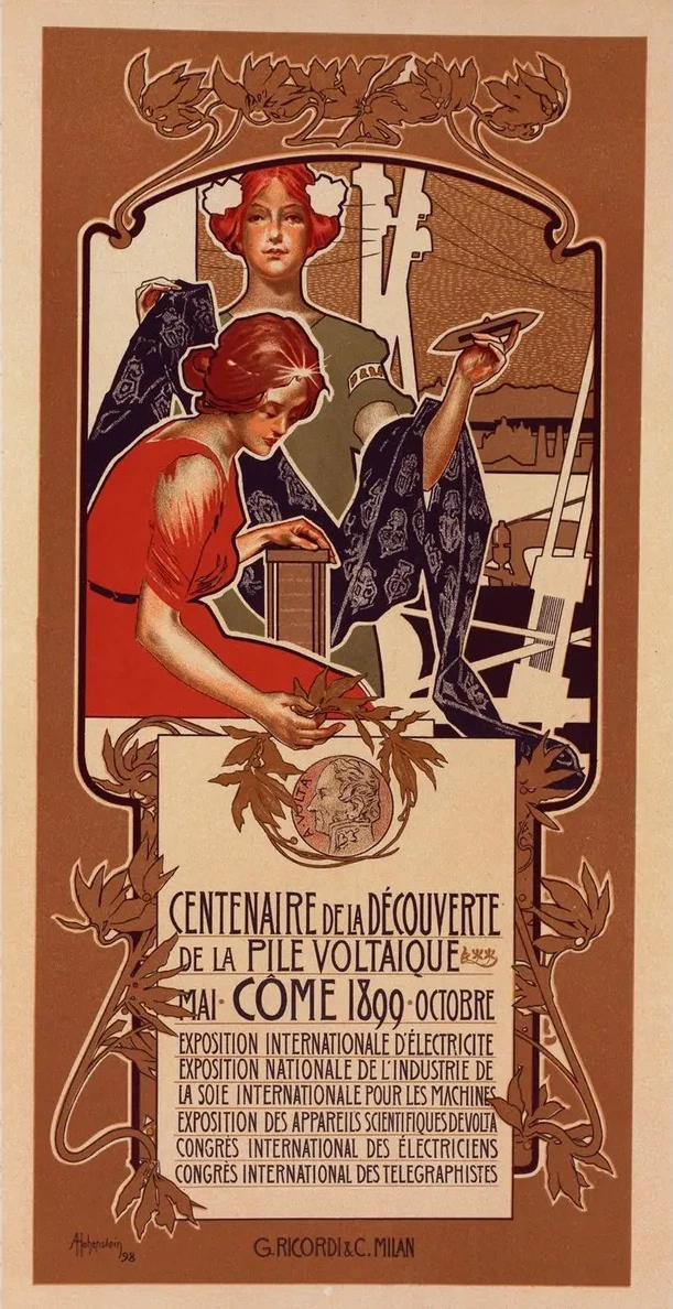Centenaire de la D Couverte de la Pile Volta Que
