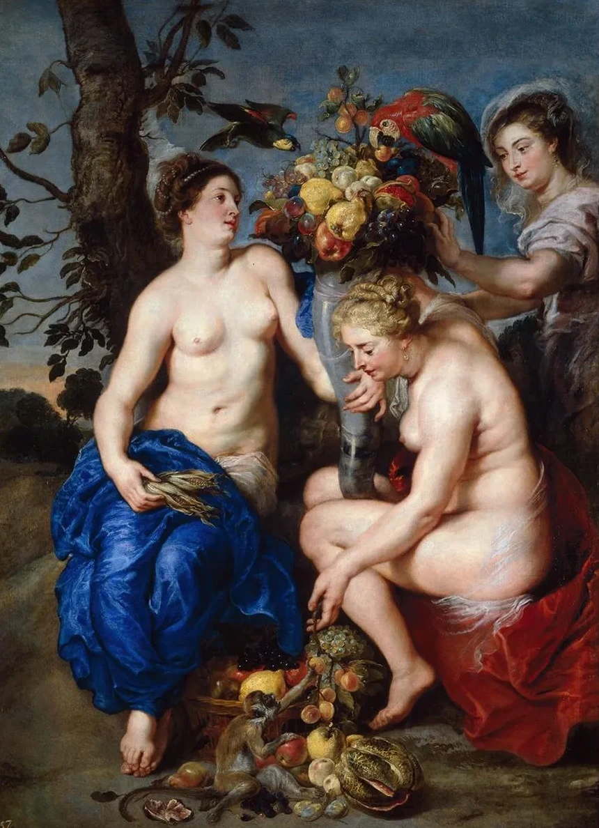 Ceres With Two Nymphs