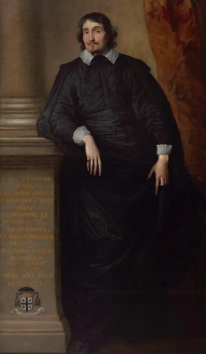 Cesare Alessandro Scaglia di Verrua, Abb of Staffarda and Mandanici