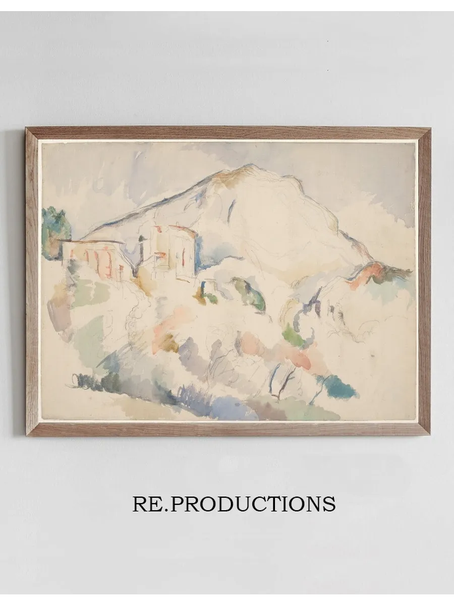 Ch teau Noir and Mont Sainte - Victoire, c. 1890