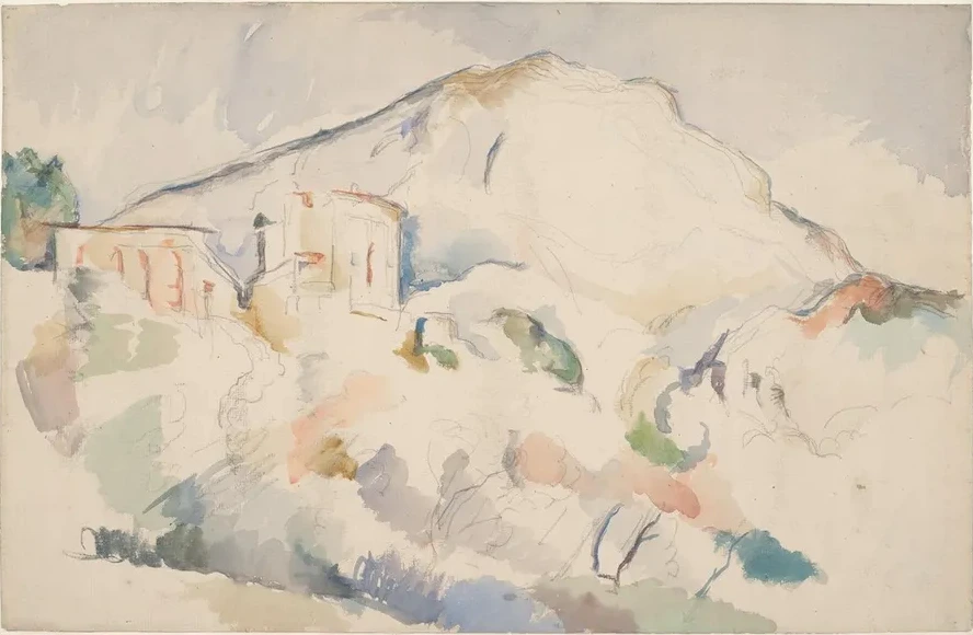 Ch teau Noir and Mont Sainte - Victoire, c. 1890